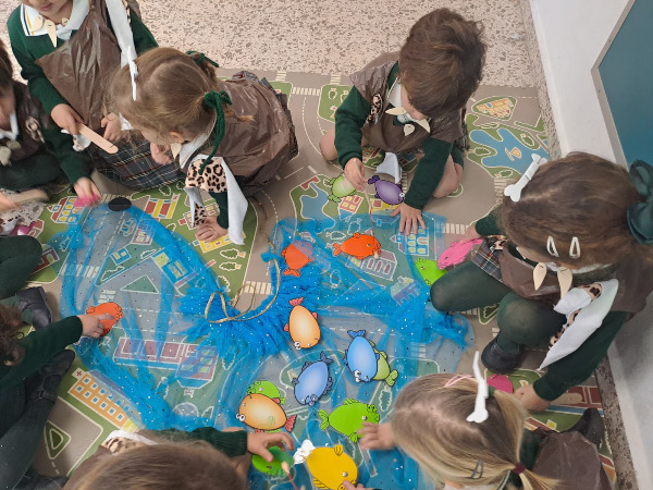 TALLER DE PREHISTORIA DE 1º DE INFANTIL.